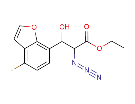 ethyl 2-azido-3-(4-fluorobenzofuran-7-yl)-3-hydroxypropanoate