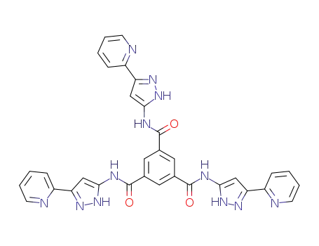N<SUP>1</SUP>,N<SUP>3</SUP>,N<SUP>5</SUP>-tris(3-(pyridin-2-yl)-1H-pyrazol-5-yl)benzene-1,3,5-tricarboxamide