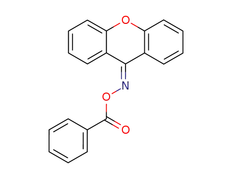 9-(Benzoyloximino)-xanthen