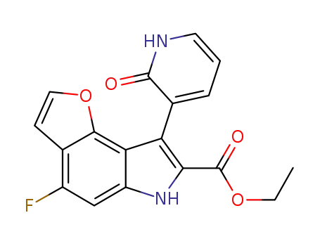 ethyl 4-fluoro-8-(2-oxo-1,2-dihydropyridin-3-yl)-6H-furo[2,3-e]indole-7-carboxylate