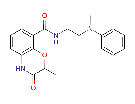 2-methyl-N-{2-[methyl(phenyl)amino]ethyl}-3-oxo-3,4-dihydro-2H-1,4-benzoxazine-8-carboxamide
