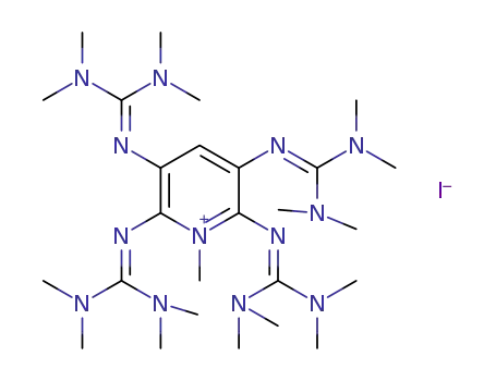 1-methyl-2,3,5,6-tetrakis(1,1,3,3-tetramethylguanidino)pyridinium iodide