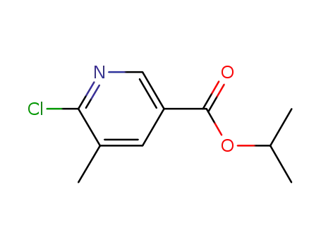 Molecular Structure of 1122090-09-8 (isopropyl 6-chloro-5-methylnicotinate)