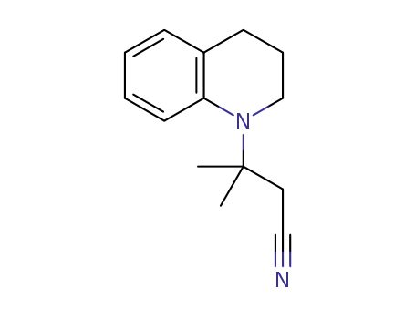 3-(3,4-dihydroquinolin-1(2H)-yl)-3-methylbutanenitrile