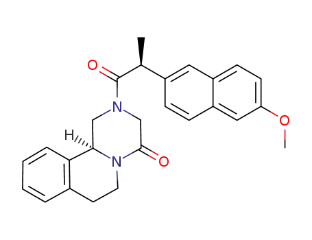 (S)-(+)-2-((S)-2-(6-methoxynaphthalen-2-yl)propanoyl)-1,2,3,6,7,11b-hexahydro-4H-pyrazino[2,1-a]isoquinolin-4-one