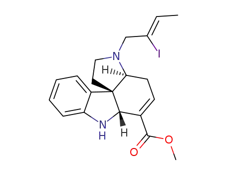 methyl (Z)-3-(2-iodobut-2-en-1-yl)-2,3,3a,4,6a,7-hexahydro-1H-pyrrolo[2,3-d]carbazole-6-carboxylate