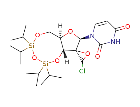 1-[(1S,2R,3aR,9aR)-3'-chloro-6,6,8,8-tetrakis(propan-2-yl)-hexahydrospiro[furo[3,2-f][1,3,5,2,4]trioxadisilocine-1,2'-oxirane]-2-yl]-1,2,3,4-tetrahydropyrimidine-2,4-dione