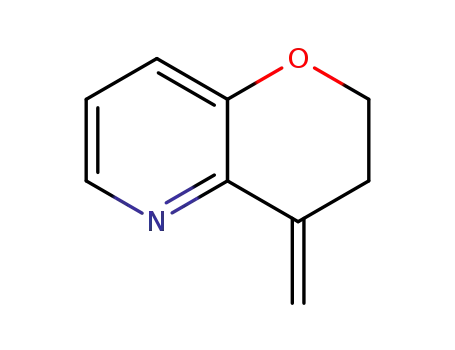 Molecular Structure of 405174-46-1 (2H-Pyrano[3,2-b]pyridine,3,4-dihydro-4-methylene-(9CI))