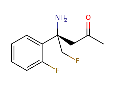 (S)-4-amino-5-fluoro-4-(2-fluorophenyl)pentan-2-one