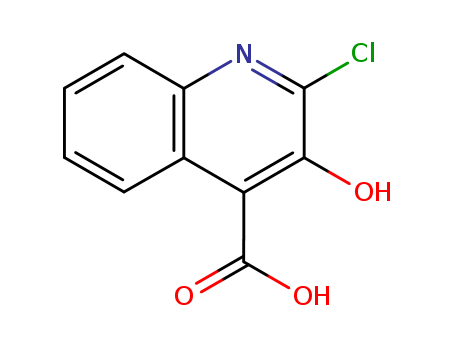 4-Quinolinecarboxylic acid, 2-chloro-3-hydroxy-