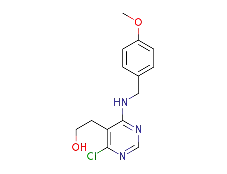 2-{4-chloro-6-[(4-methoxybenzyl)amino]pyrimidin-5-yl}ethanol