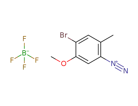 4-bromo-5-methoxy-2-methylbenzenediazonium tetrafluoroborate