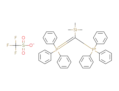 C<sub>40</sub>H<sub>39</sub>P<sub>2</sub>Si<sup>(1+)</sup>*CF<sub>3</sub>O<sub>3</sub>S<sup>(1-)</sup>