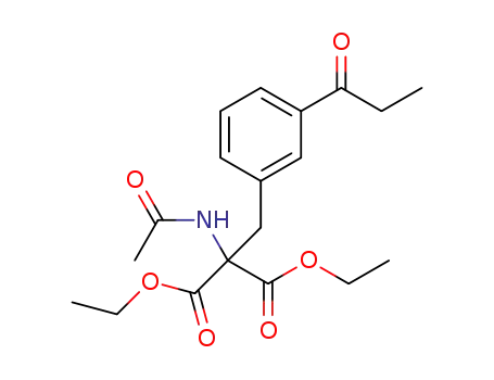 diethyl 2-acetamido-2-(3-propionylbenzyl)malonate