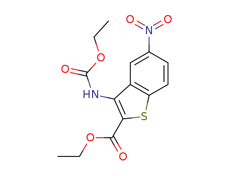 ethyl 3-[(ethoxycarbonyl)amino]-5-nitro-1-benzothiophene-2-carboxylate