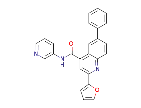 2-(furan-2-yl)-6-phenyl-N-(pyridin-3-yl)quinoline-4-carboxamide