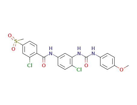 C<sub>22</sub>H<sub>19</sub>Cl<sub>2</sub>N<sub>3</sub>O<sub>5</sub>S