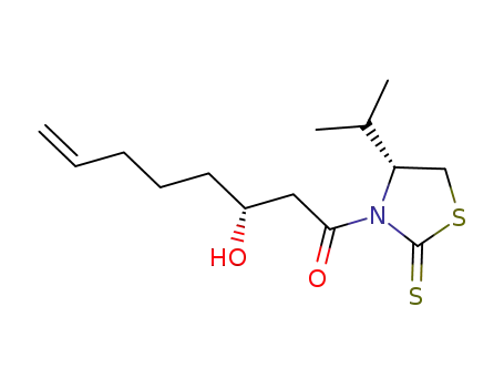 (R)-3-hydroxy-1-((R)-4-isopropyl-2-thioxothiazolidin-3-yl)oct-7-en-1-one