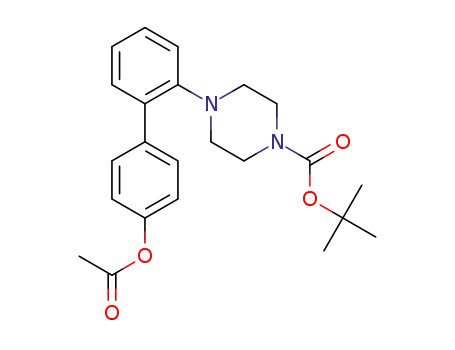 tert-butyl 4-[2-(4-acetoxyphenyl)phenyl]piperazine-1-carboxylate