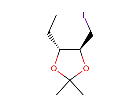 (4R,5S)-4-ethyl-5-(iodomethyl)-2,2-dimethyl-1,3-dioxolane