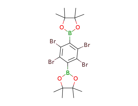 C<sub>18</sub>H<sub>24</sub>B<sub>2</sub>Br<sub>4</sub>O<sub>4</sub>
