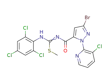 C<sub>17</sub>H<sub>10</sub>BrCl<sub>4</sub>N<sub>5</sub>OS