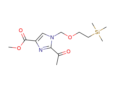 methyl 2-acetyl-1-((2-(trimethylsilyl)ethoxy)methyl)-1H-imidazole-4-carboxylate