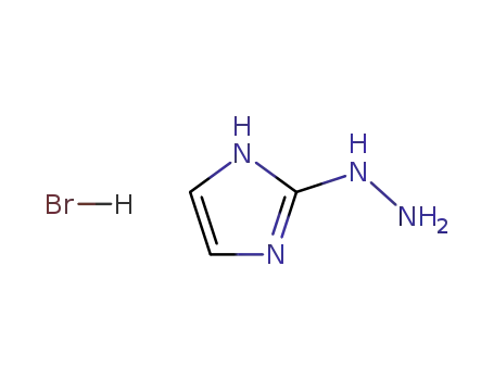 Molecular Structure of 115444-17-2 (2-Hydrazono-2,3-dihydro-1H-iMidazole hydrobroMide)