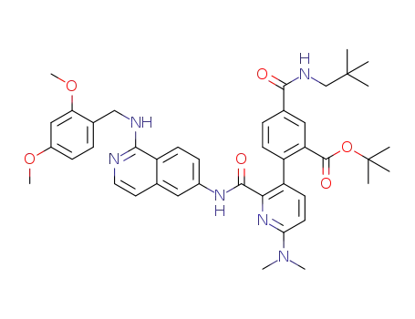 C<sub>43</sub>H<sub>50</sub>N<sub>6</sub>O<sub>6</sub>