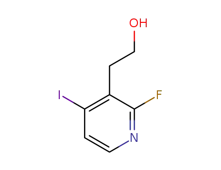 Molecular Structure of 1620011-25-7 (2-(2-fluoro-4-iodopyridin-3-yl)ethane-1-ol)