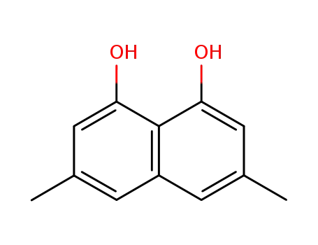 Molecular Structure of 945-40-4 (3,6-dimethylnaphthalene-1,8-diol)