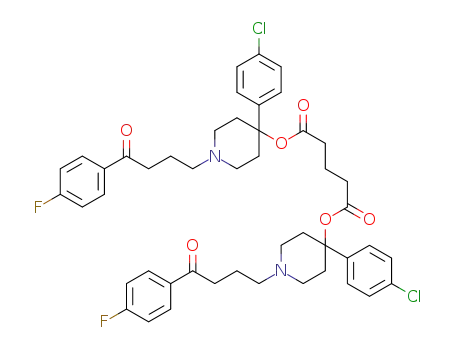 bis{4-(4-chlorophenyl)-1-[4-(4-fluorophenyl)-4-oxobutyl]piperidin-4yl} pentanedioate