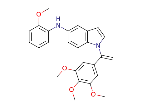 N-(2-methoxyphenyl)-1-(1-(3,4,5-trimethoxyphenyl)vinyl)-1H-indol-5-amine