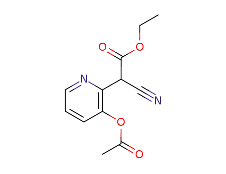 ethyl α-(3-acetoxypyridine-2)cyanoacetate