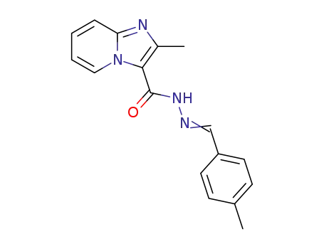 2-methyl-N'-(4-methylbenzylidene)imidazo[1,2-a]pyridine-3-carbohydrazide