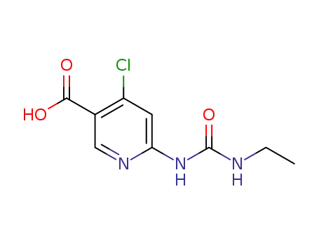 4-chloro-6-(3-ethylureido)nicotinic acid