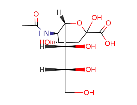Molecular Structure of 140850-44-8 (N-acetyl neuraminic acid)