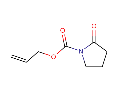 Molecular Structure of 106412-33-3 (allyl 2-oxopyrrolidine-1-carboxylate)