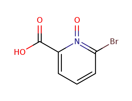 Molecular Structure of 94781-88-1 (2-bromopyridine-6-carboxylic acid 1-oxide)