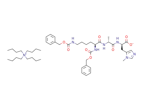 Cbz-Lys(Cbz)-<SUP>D</SUP>Ala-<SUP>D</SUP>p-(methyl)histidine-ONBu<SUB>4</SUB>