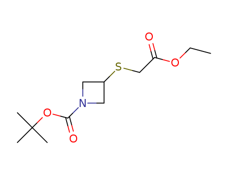 tert-Butyl 3-((2-ethoxy-2-oxoethyl)-thio)azetidine-1-carboxylate
