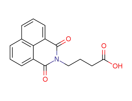 Molecular Structure of 88909-96-0 (4-(N-(1,8-NAPHTHALIMIDO))-N-BUTYRIC ACID)