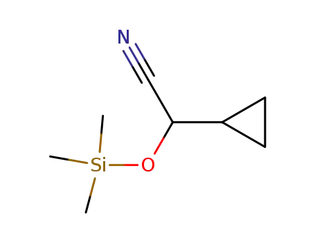 2-cyclopropyl-2-((trimethylsilyl)oxy)acetonitrile
