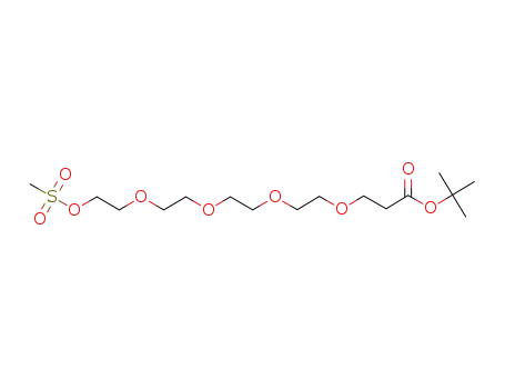 Molecular Structure of 870487-48-2 (Mes-PEG5- t-butyl ester)