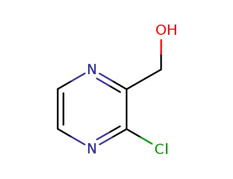 Molecular Structure of 89283-32-9 ((3-chloropyrazin-2-yl)methanol)