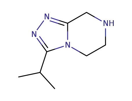 Molecular Structure of 952182-05-7 (5,6,7,8-TETRAHYDRO-3-ISOPROPYL-[1,2,4]TRIAZOLO[4,3-A]PYRAZINE)
