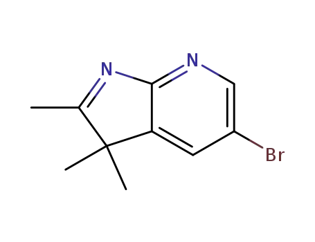 Molecular Structure of 331777-85-6 (5-bromo-2,3,3-trimethyl-3H-pyrrolo[2,3-b]pyridine)