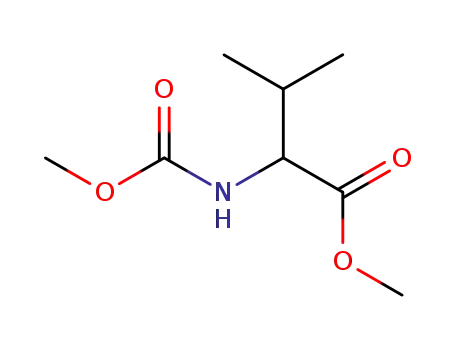 Molecular Structure of 70304-35-7 (2-(Methoxycarbonylamino)isovaleriansaeure-methylester)