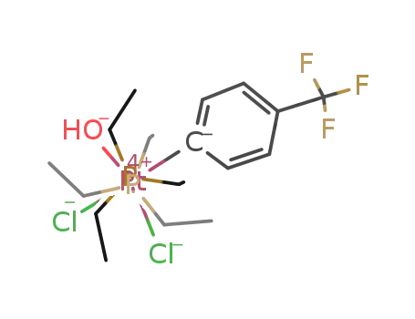 trans,cis-Pt-(PEt<SUB>3</SUB>)<SUB>2</SUB>(Cl)<SUB>2</SUB>(OH)(4-trifluoromethylphenyl)