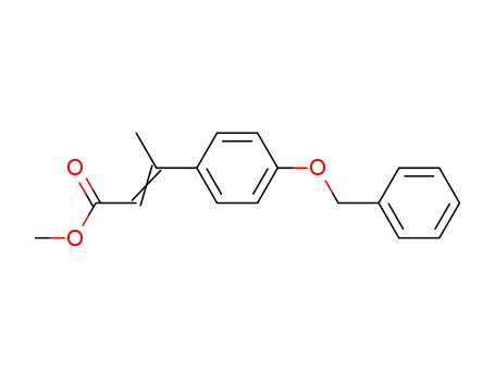 (E)-3-(4-Benzyloxy-phenyl)-but-2-enoic acid methyl ester